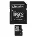 Memoria Micro Sd 4gb Clase 10 Kingston + Adaptador Sd