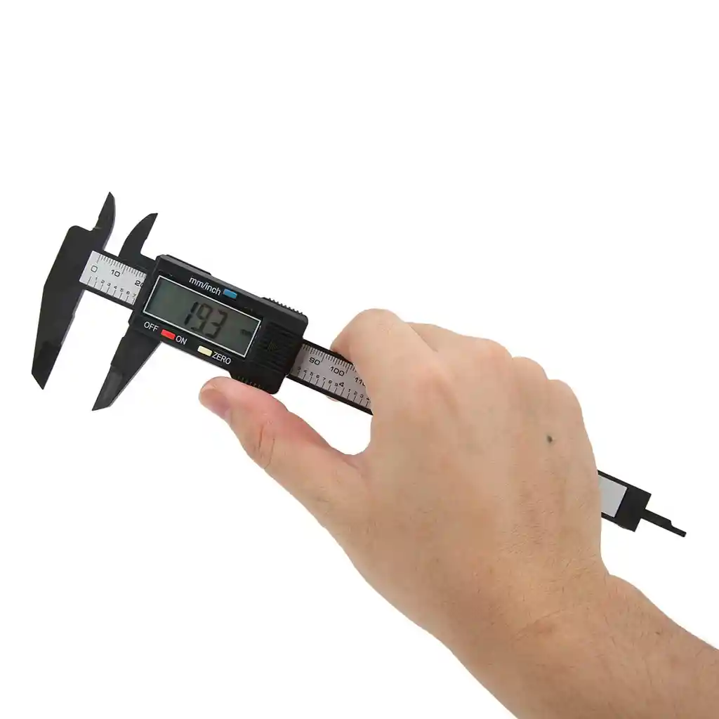 Calibrador Pie De Rey Digital Medidor Metálico Regla