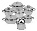 	 Bateria De Ollas Juego De 13 Piezas