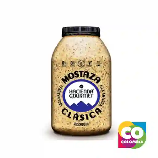 Mostaza Clásica 3800gr Marca Hacienda Gourmet Embalaje De 1 Unidad Por 3800gr