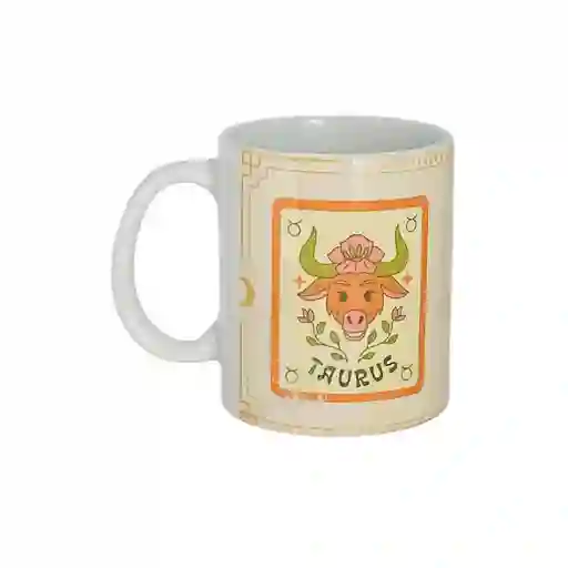 Mug Tauro- Signos Zodiacales 11 Oz. 20 De Abril - 20 De Mayo