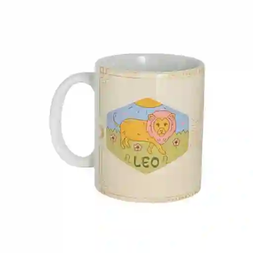 Mug Leo- Signos Zodiacales 11 Oz. 23 De Julio- 22 De Agosto