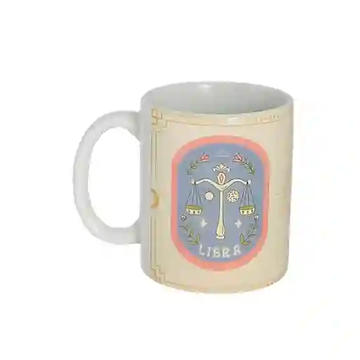 Mug Libra- Signos Zodiacales 11 Oz. 23 De Septiembre - 22 De Octubre