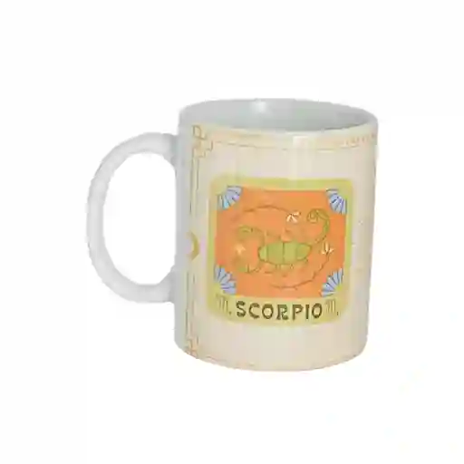 Mug Escorpio- Signos Zodiacales 11 Oz. 23 De Octubre - 21 De Noviembre