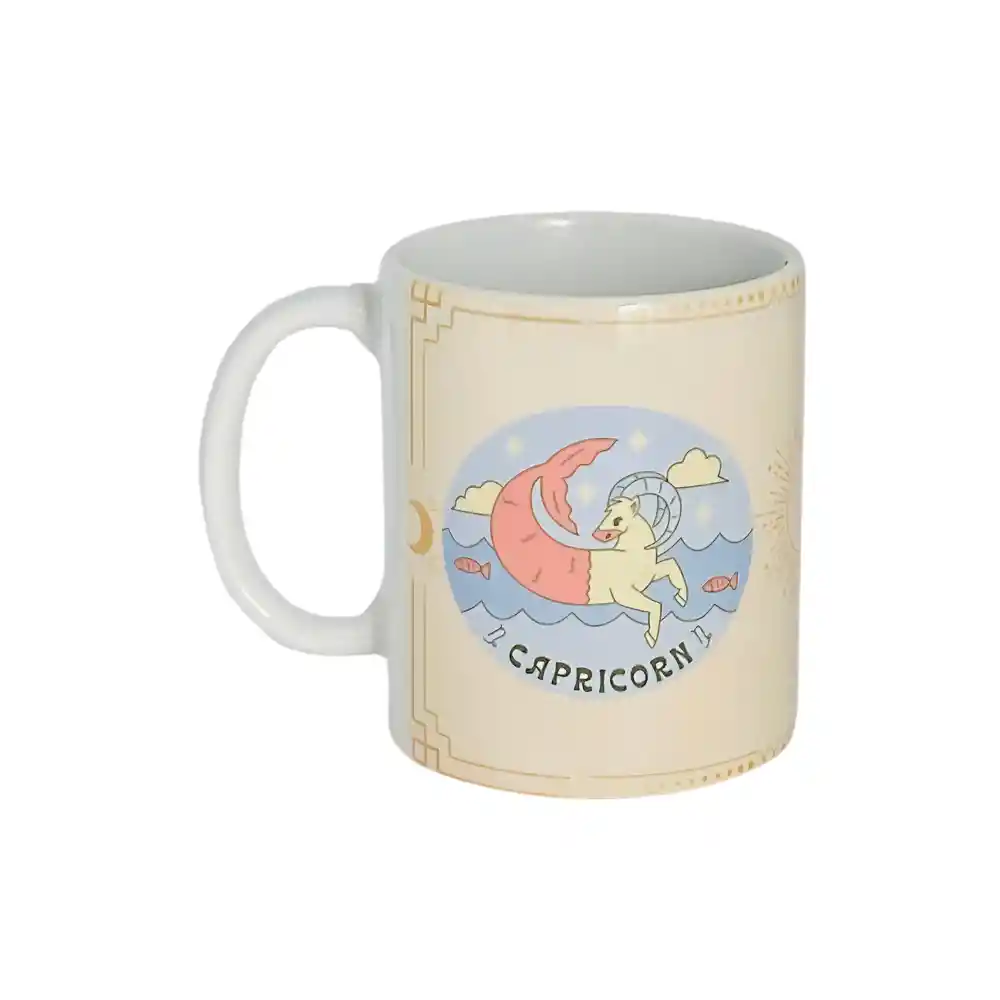 Mug Capricornio- Signos Zodiacales 11 Oz. 22 De Diciembre - 19 De Enero