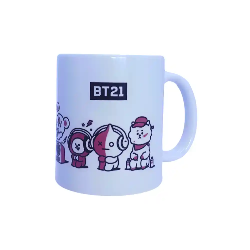 Mug K-pop Bt21 Rosa 11 Oz.