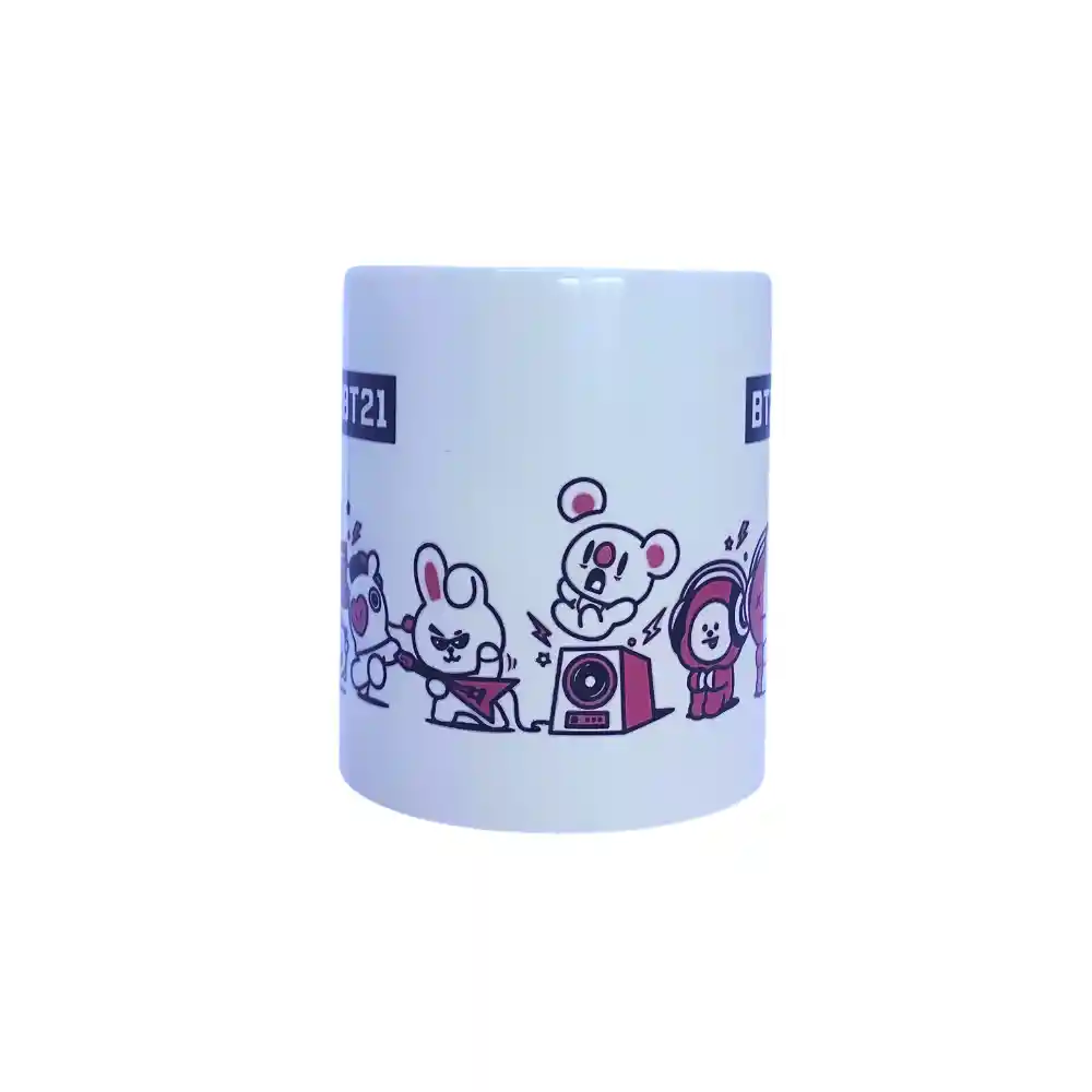 Mug K-pop Bt21 Rosa 11 Oz.