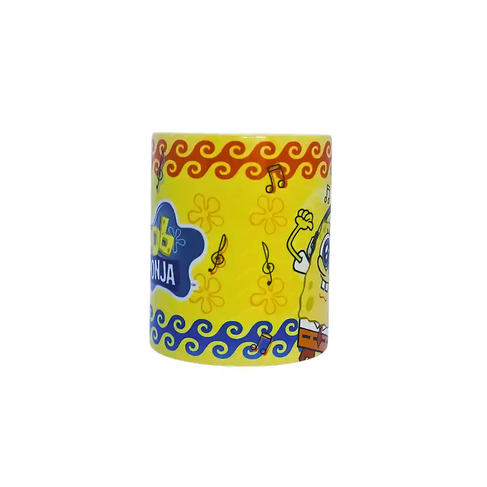 Mug Bob Esponja Música 11 Oz.