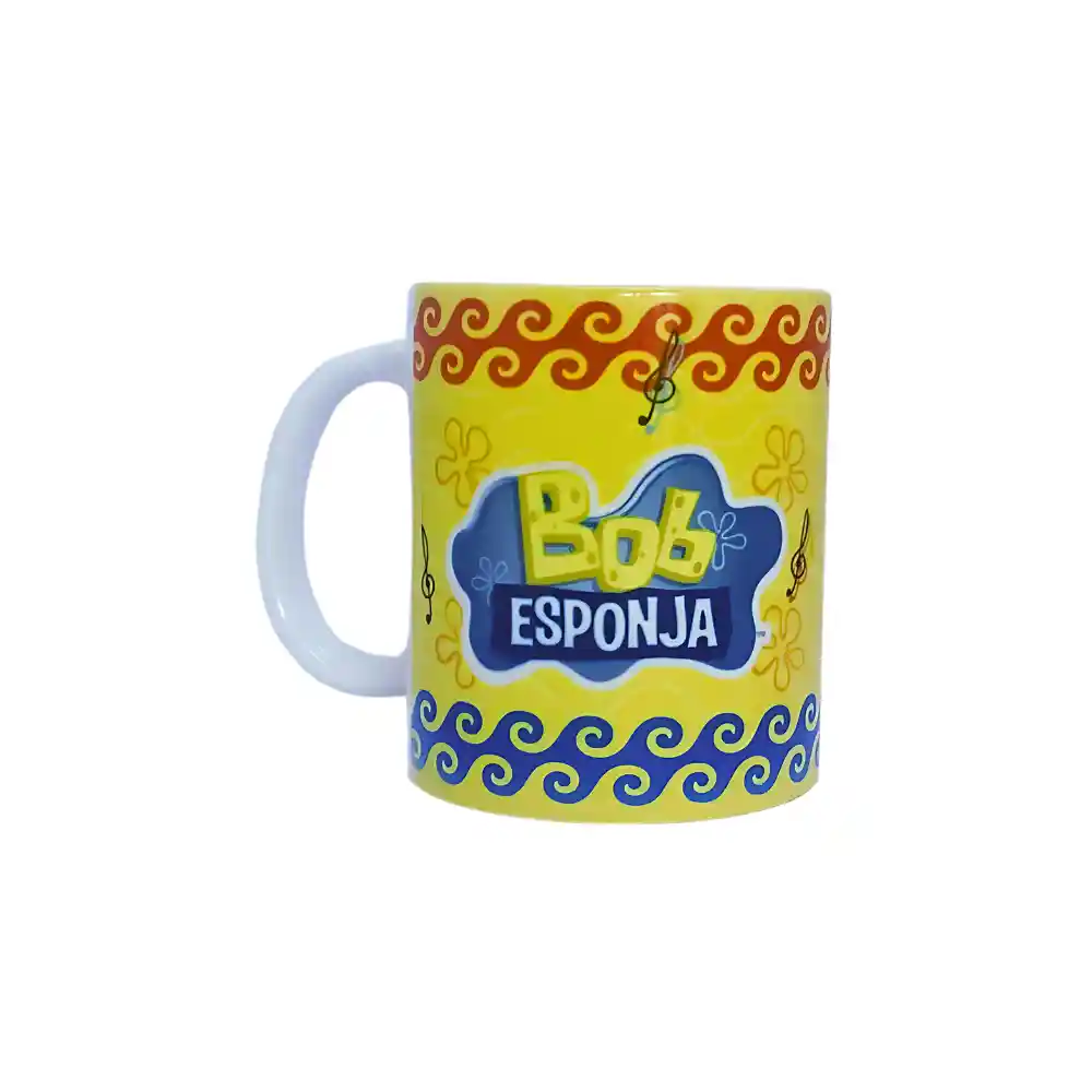 Mug Bob Esponja Música 11 Oz.