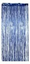 Cortina Metalizada Azul