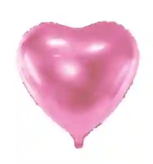 Globo Metalizado Corazon Rosado 18"