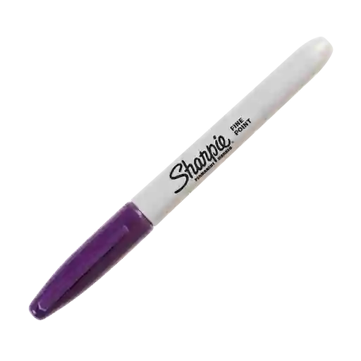 Sharpie Marcador Permanente Punta Fina Morado