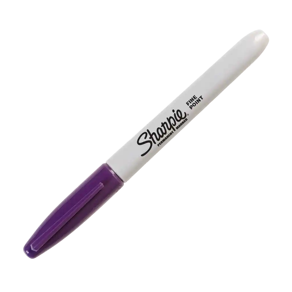 Sharpie Marcador Permanente Punta Fina Morado