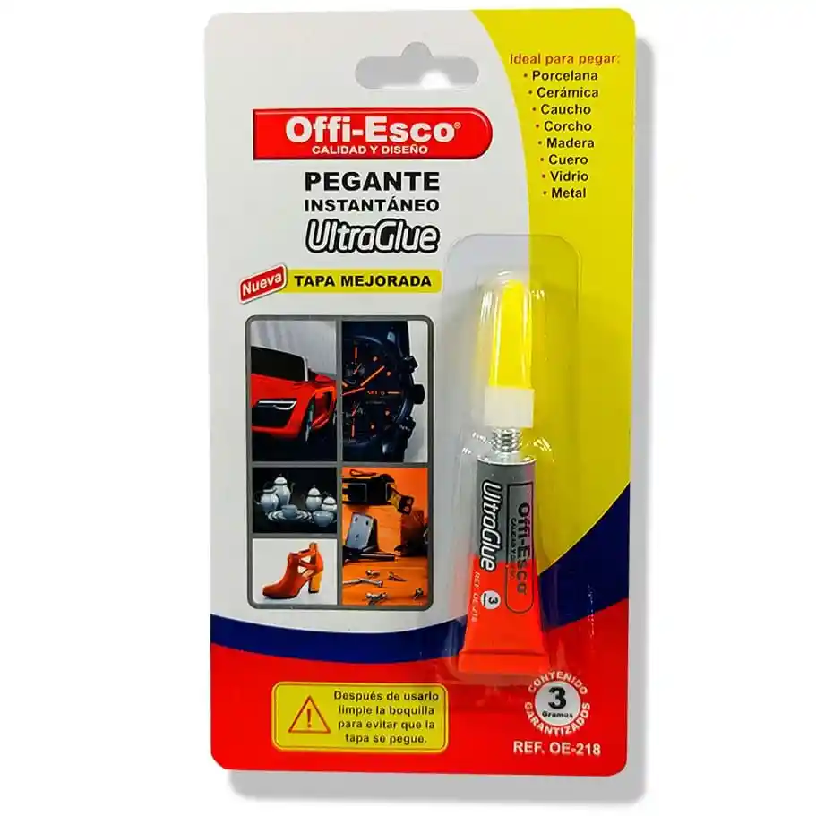 Offi-esco Pegante Instantáneo Ultra Glue