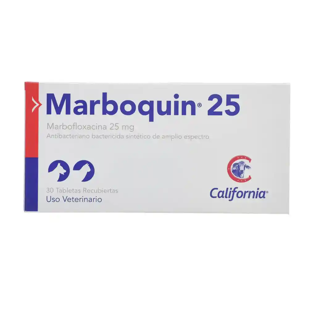 Marboquin 25 Mg Por Unidad Marbofloxacina