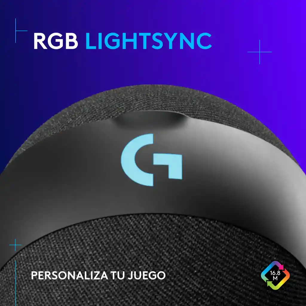 Micrófono Gamer Condensador Logitech Yeti Orb, Rgb Lightsync Negro