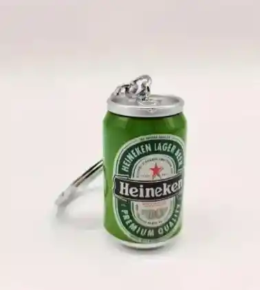 Llavero Diseño De Cerveza, Lata De Cerveza, Budweiser Heineken Para Hombre O Mujer Para Llaves