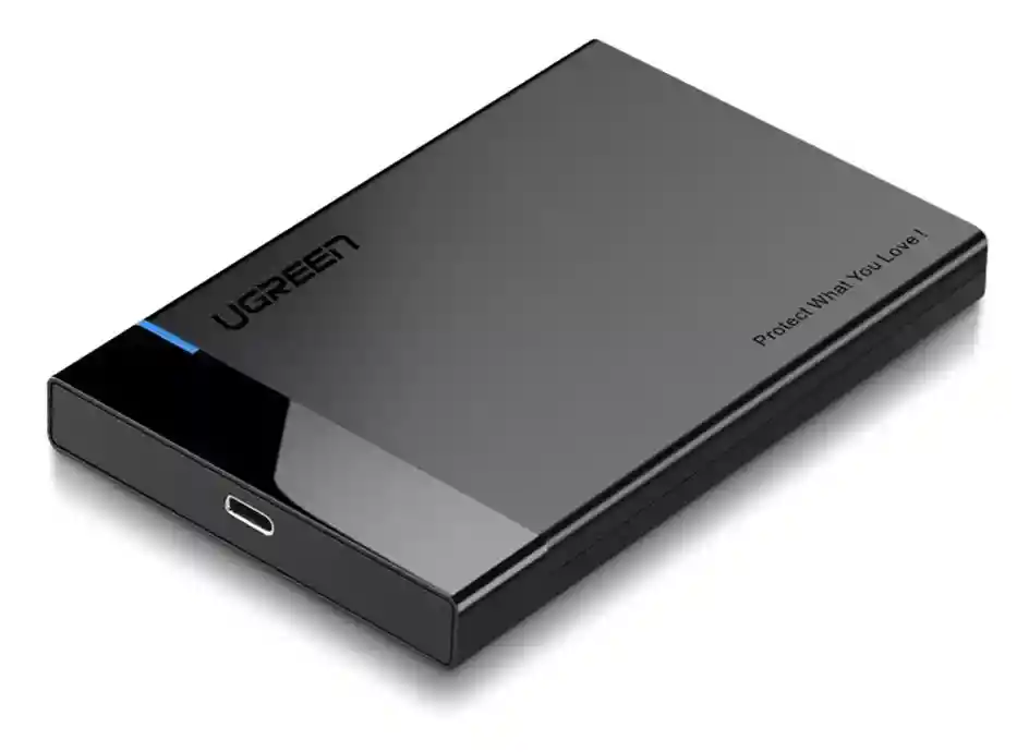 Carcasa De Disco Duro Externo 2.5 Usb-a A Micro Usb 6 Gbps