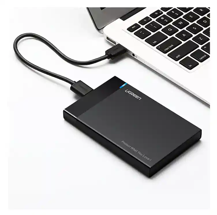 Carcasa De Disco Duro Externo 2.5 Usb-a A Micro Usb 6 Gbps