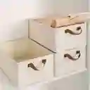 Caja Organizadora Almacenamiento Plegable En Lona