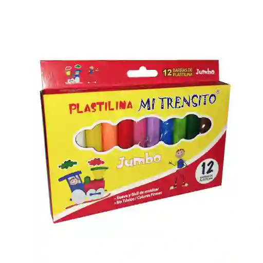 Plastilina Jumbo Mi Trencito 12 Unidades