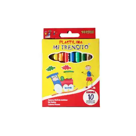 Plastilina Caja Pequeña De 10 Unidades