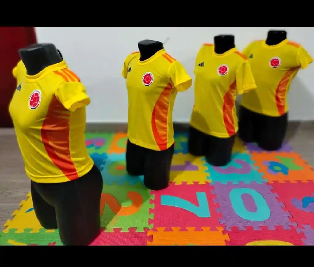 Camisetas Selección Colombia🥅🤾🏼‍♂️ Nacional / Amarilla Hombre / Talla L/ Xl