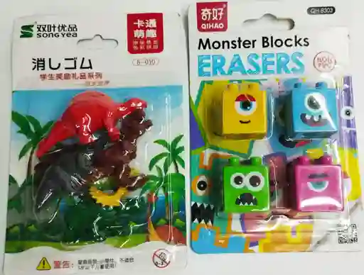 Borradores De Niño, Dinosaurio O Monster Blocks