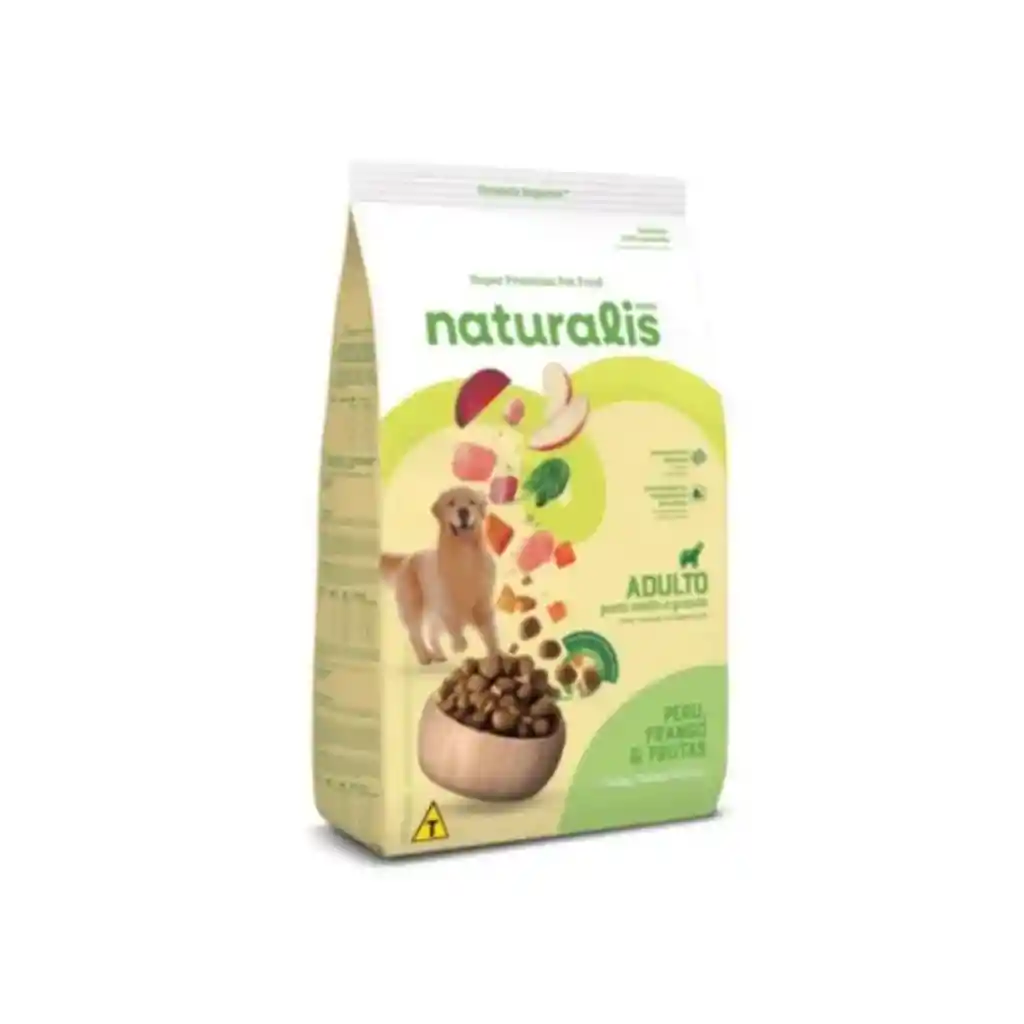 Naturalis Adulto Raza Grande Pollo Y Fruta 2.5kg