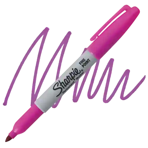 Sharpie Marcador Permanente Punta Fina Magenta