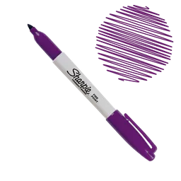 Sharpie Marcador Permanente Punta Fina Morado