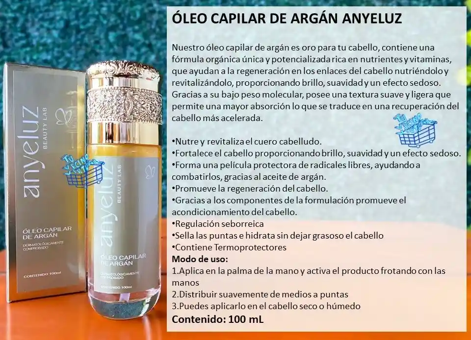 2 Shampoo De Cebolla Y Oleo Capilar De Argan Anyeluz