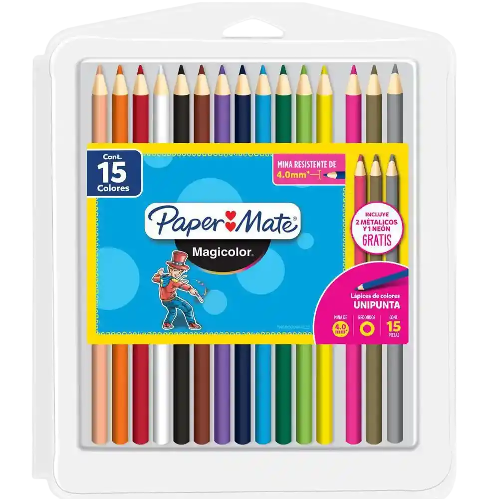 Paper Mate Colores Magicolor Doble Punta X 15