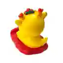 Dragon Chino Amarillo Feng Shui Sabiduria Figura Meditacion