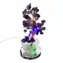 Árbol Cuarzo Amatista Energetico Protecciòn + Luces