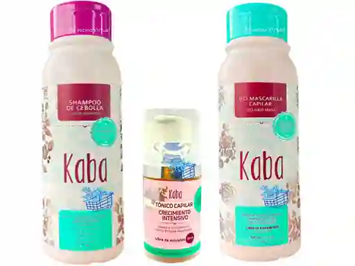 Shampoo De Cebolla, Bio Mascarilla Y Tónico Capilar Kaba