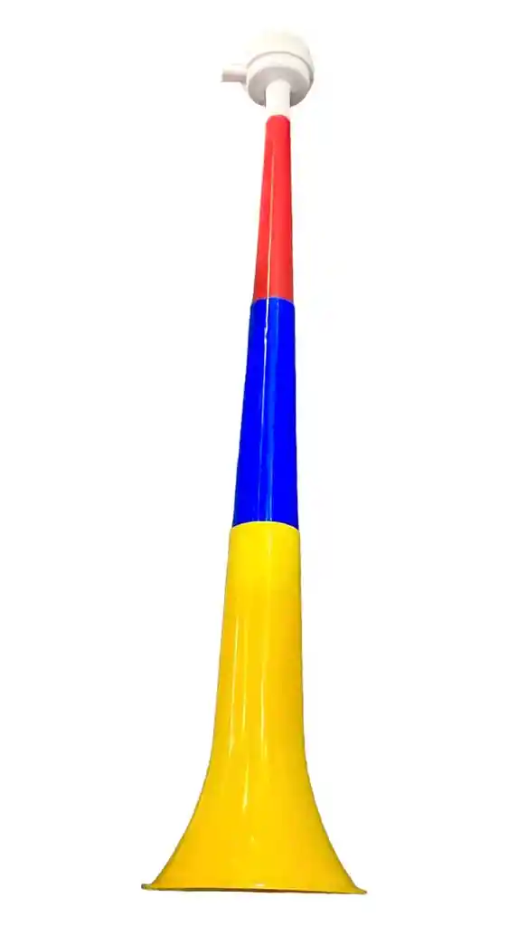 Vuvuzela Trompeta Corneta Plegable 56cm Futbol Tricolor - Coma America