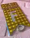 Letrero Feliz Cumpleaños Dorado / Banderin Feliz Cumpleaños