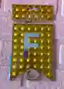 Letrero Feliz Cumpleaños Dorado / Banderin Feliz Cumpleaños