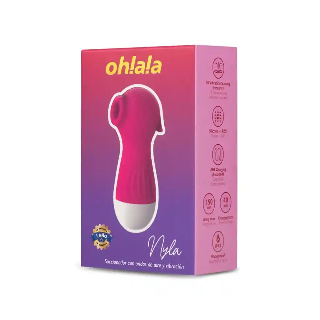 Succionador De Clítoris Nyla Fuscia Ohlala