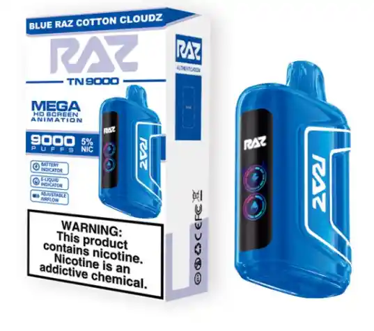 Raz 9000 Blue Raz Cotton Cloudz