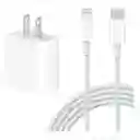 Cargador Iphone Carga Rapida 20w + Cable