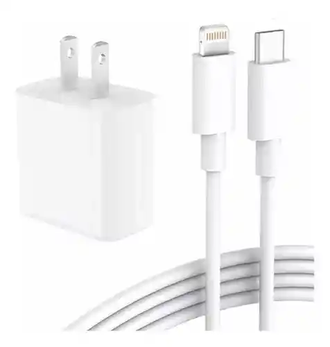 Cargador Iphone Carga Rapida 20w + Cable