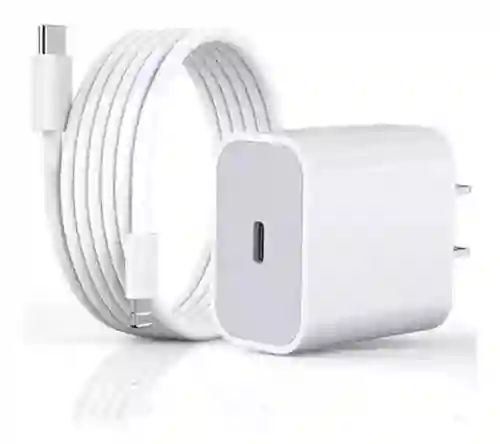 Cargador Iphone Carga Rapida 20w + Cable