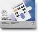 Acuarelas Winsor Newton Cotman Compact Set 14 Half Pans