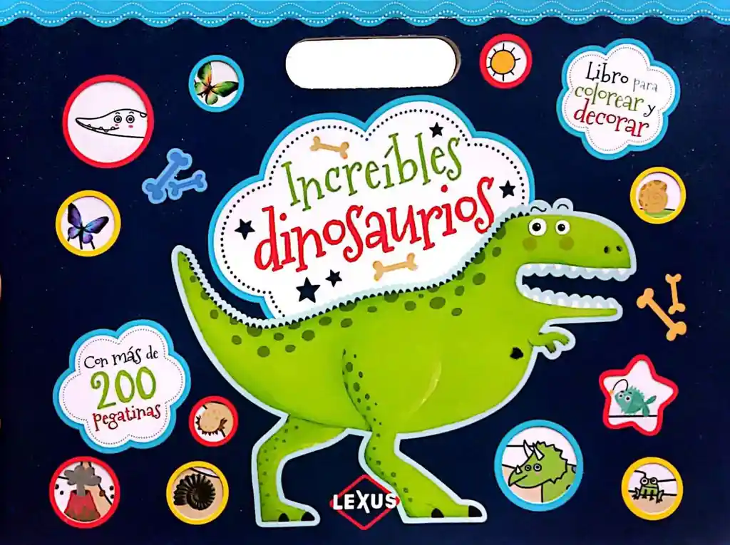 Libro Infantil Para Colorear Increibles Dinosaurios Niños