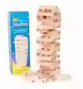 Juego Jenga / Torre De Madera Wiss Toy, 54 Piezas + Dados (grande)