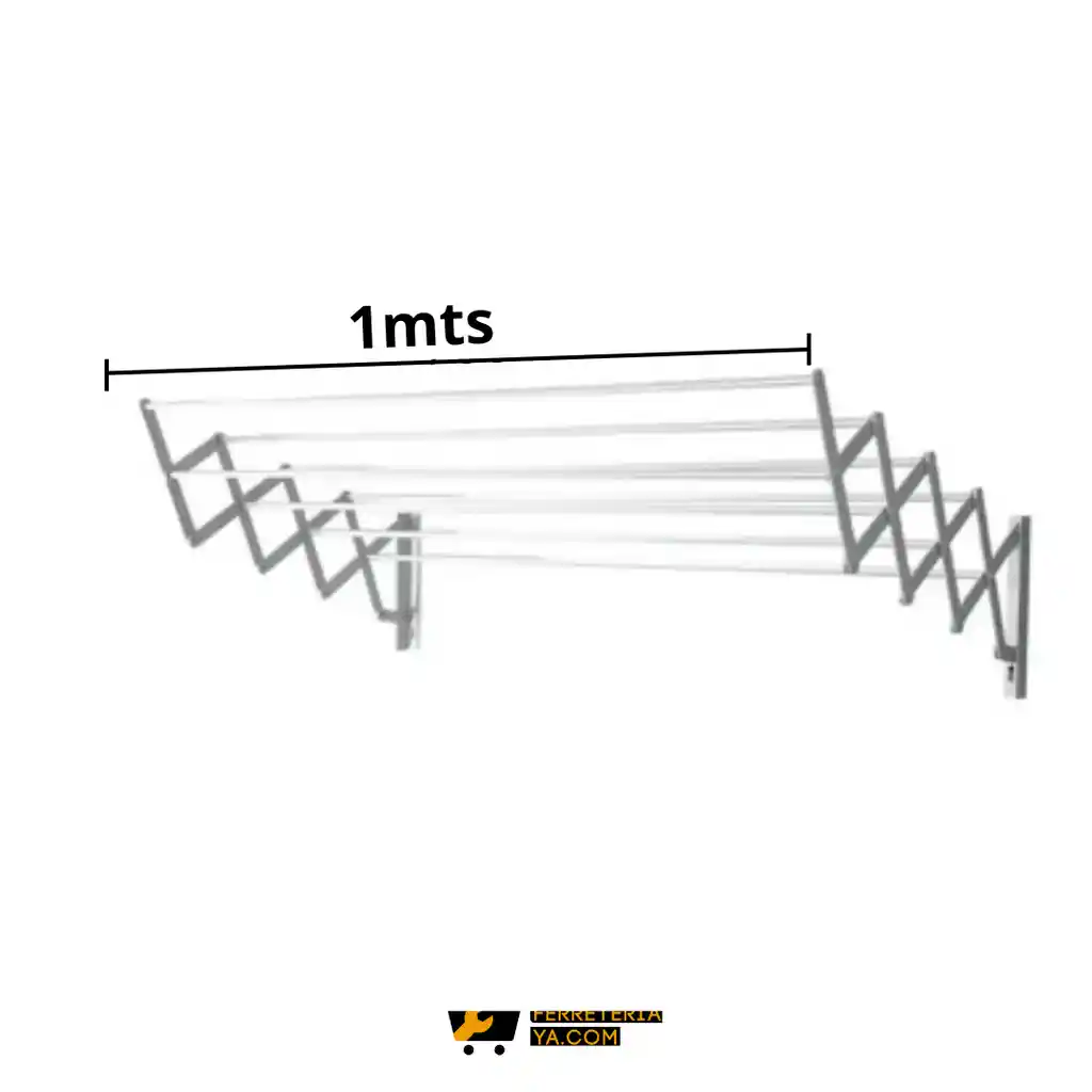 Tendederos De Ropa Plegable X 1 Metro Ancho