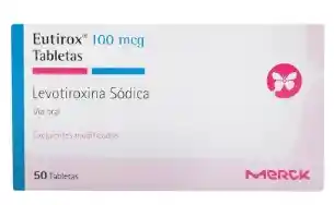 Eutirox (levotiroxina 100 Mcg) Caja