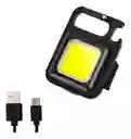 Mini Linterna 3 Modos De Luz Potente, Recargable Usb, Iman Llavero, Destapador